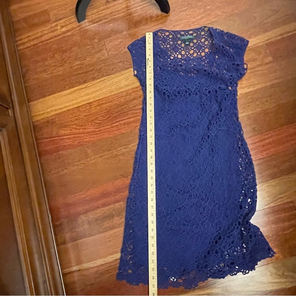 Lauren Ralph Lauren Navy Lace Dress - Picture 7 of 9